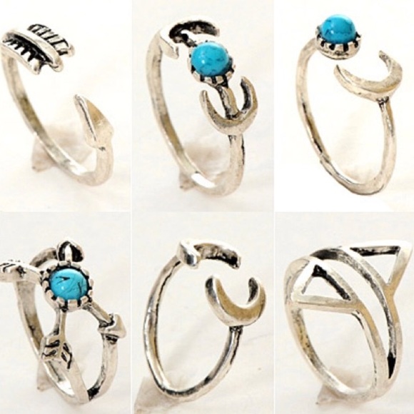 To The Moon Ring Set - Picture 4 of 5